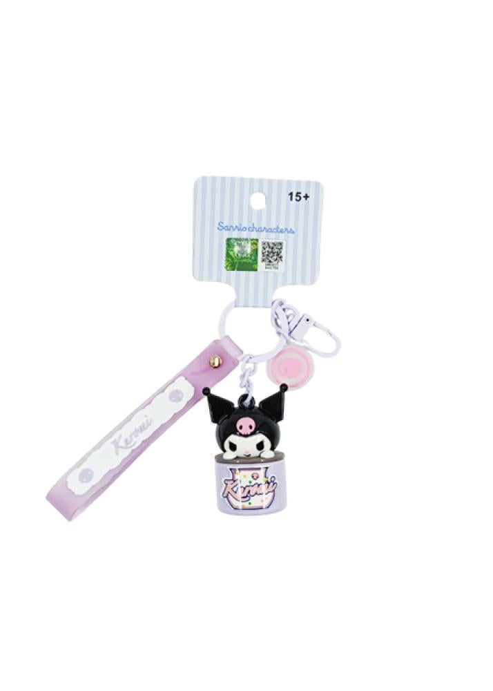 Keychain in the shape of a box of Sanrio characters