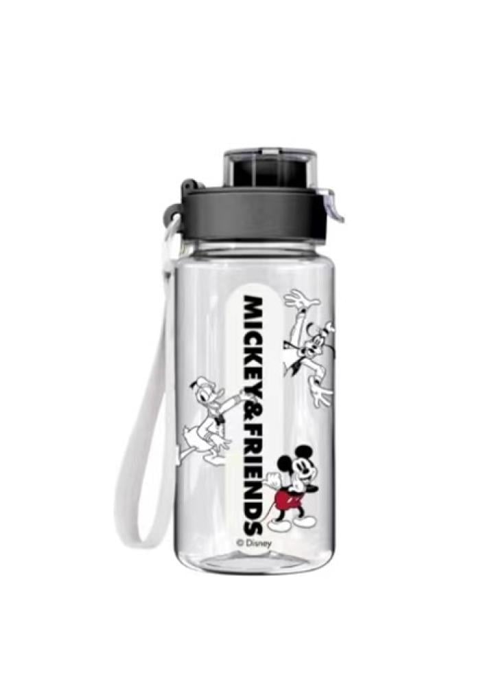 Plastic water bottle with lid and strap from Disney Mickey Mouse collection 640 ml - Mickey and friends