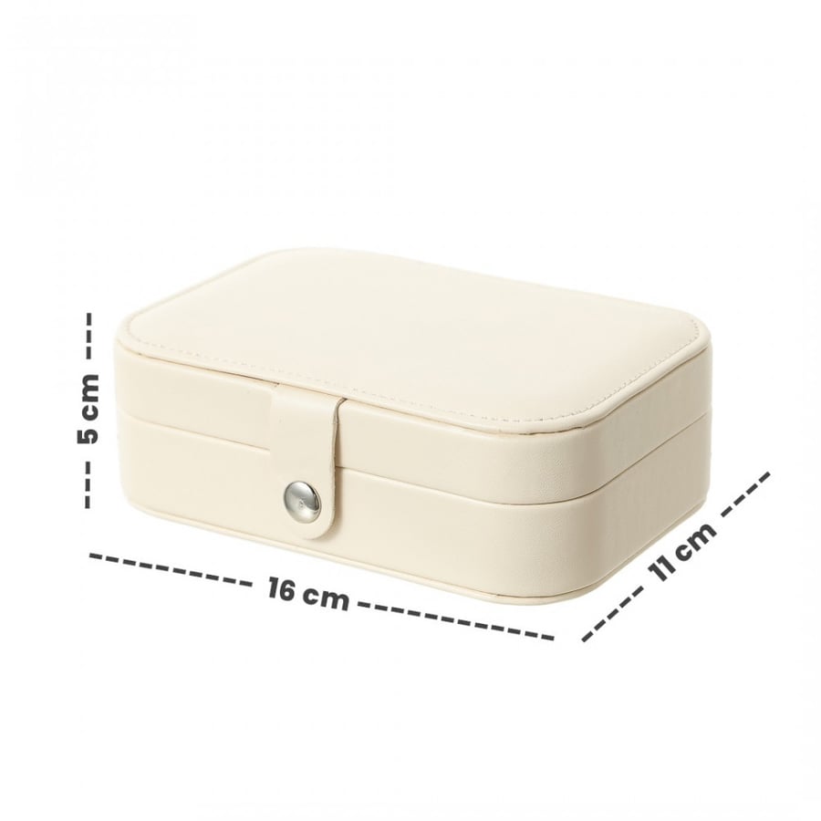 Jewelry organizing and storage box rectangular shape lockable - Mashmi - 16x11cm