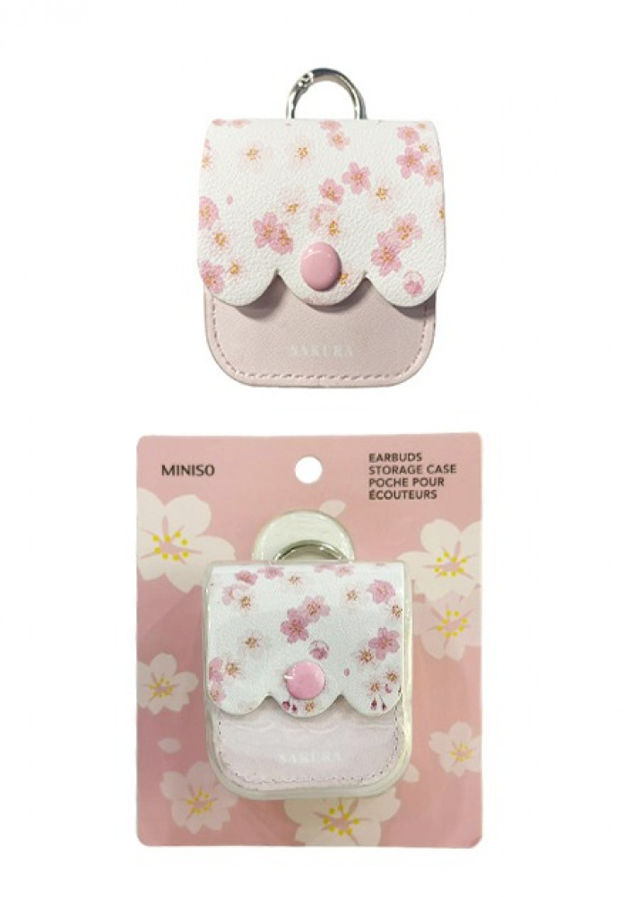 Airpods earphone storage bag from Sakura falling petals series - Small