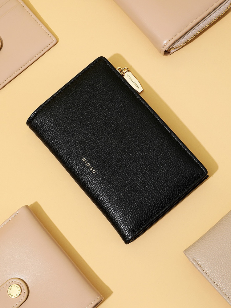 Women's wallet - black - 15x9cm