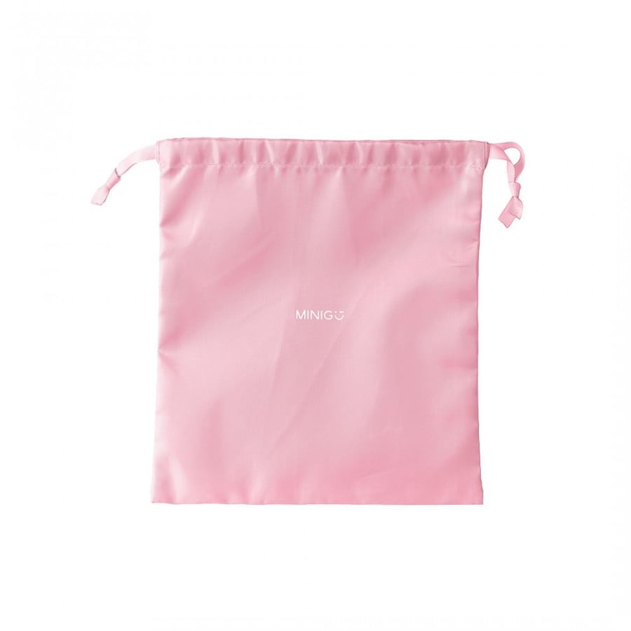 Mini Qoo clothing storage bag 3 pieces - pink