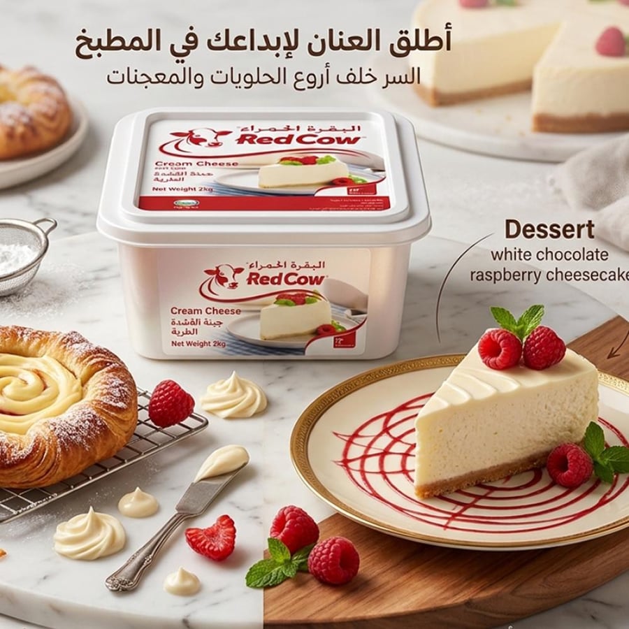 جبنة كريمية البقرة الحمراء 2ك