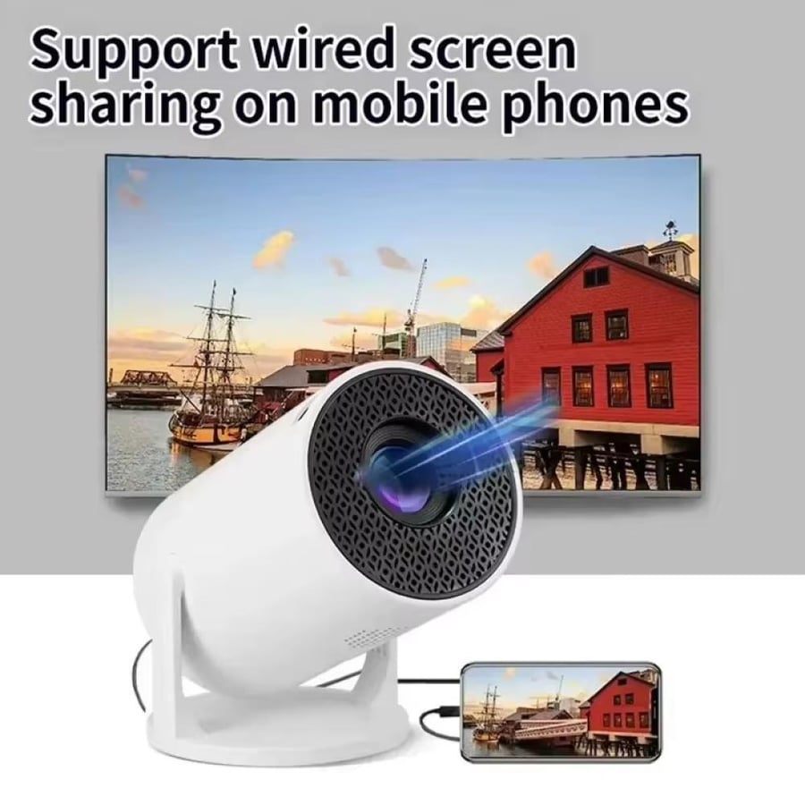 جهاز عرض بروجيكتور 4K ذكي للمنزل والسفر