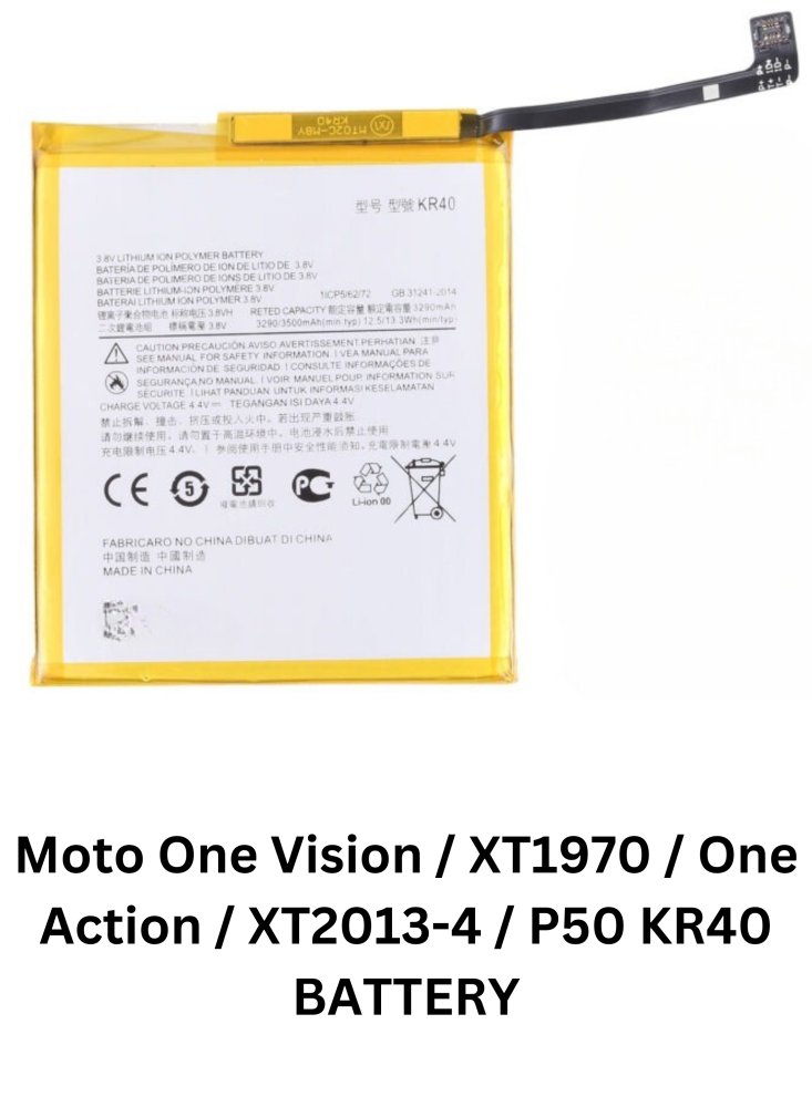 M.H.Q KR40 Moto One Vision (XT1970) / One Action (XT2013-4) / P50 BATTERY
