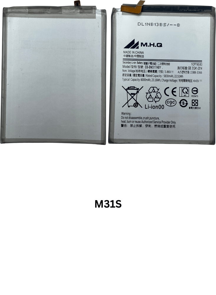 M.H.Q SAM M31S (SM-M317) - EB-BA317ABY BATTERY -بطارية