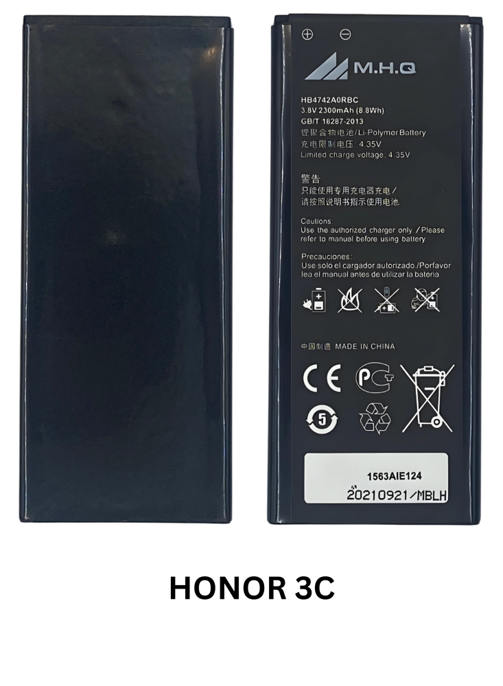 M.H.Q Honor 3C: H30-U10, H30-T00, H30-T10: HB4742A0RBC BATTERY -بطارية