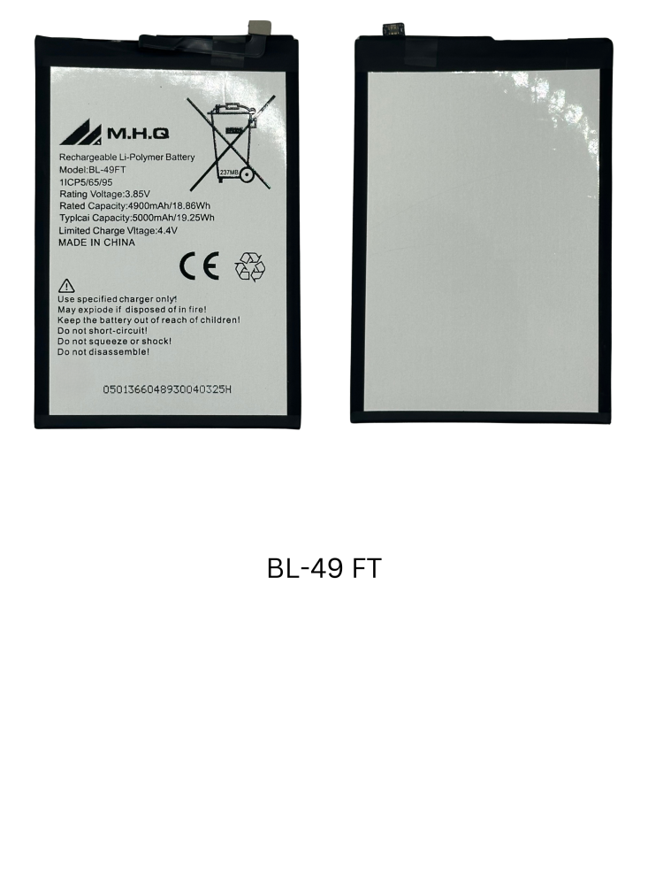 بطارية BL-49 FT لهاتف تكنو سبارك 5 / بوب 4 / كامون 15 / سبارك 6GO / سبارك 8C