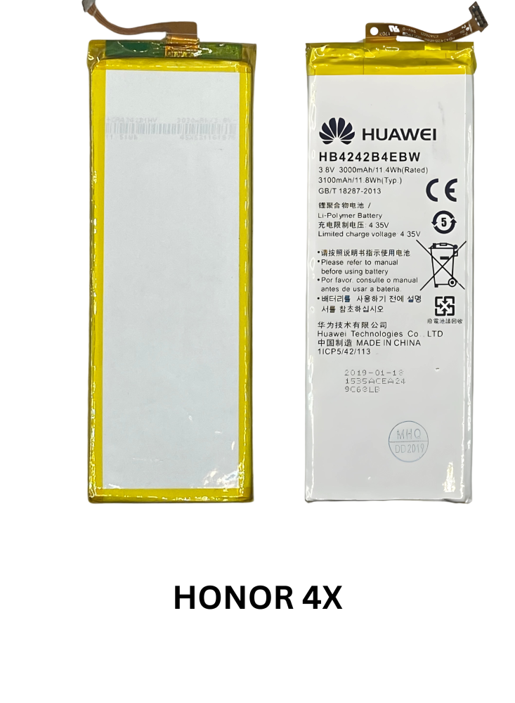 M.H.Q Honor 4X: Che1-CL10, Che1-L04, Che1-L19: HB444199EBC BATTERY -بطارية
