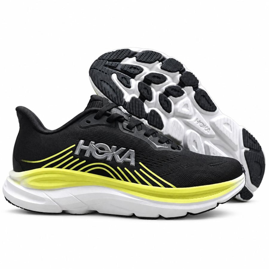 حذاء | HOKA Clifton 11 Black / Yellow