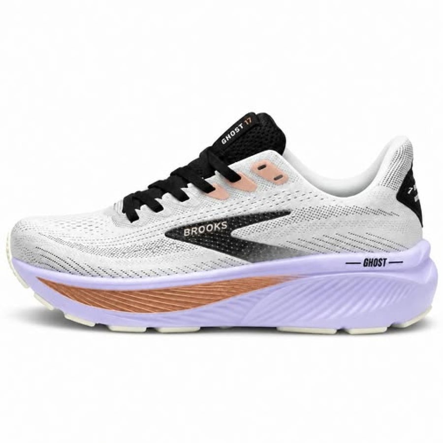 حذاء | Brooks Ghost 17 White / Lavender