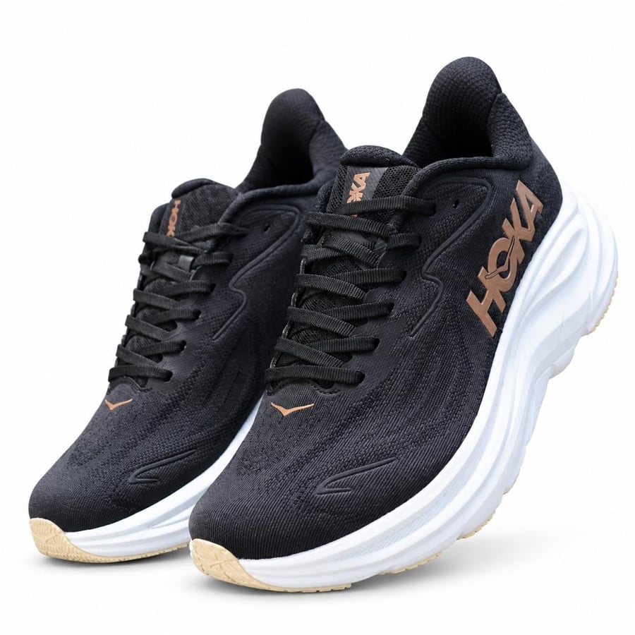 حذاء | HOKA Clifton 10 Black / Rose Gold
