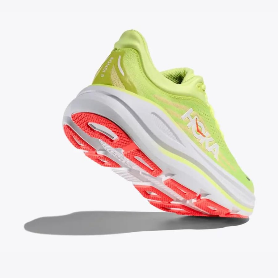 حذاء | HOKA Bondi 9 Lime / Red