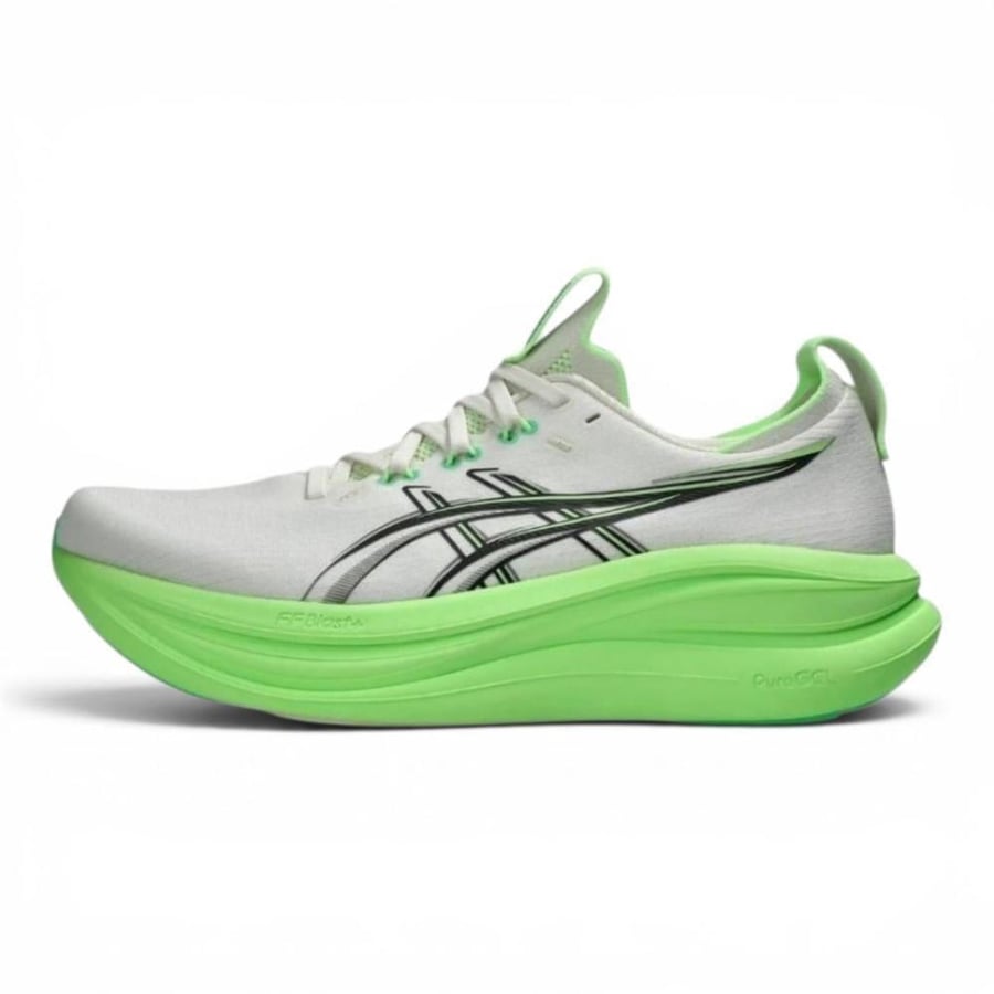 حذاء | ASICS GEL-NIMBUS 28 White Lime Green