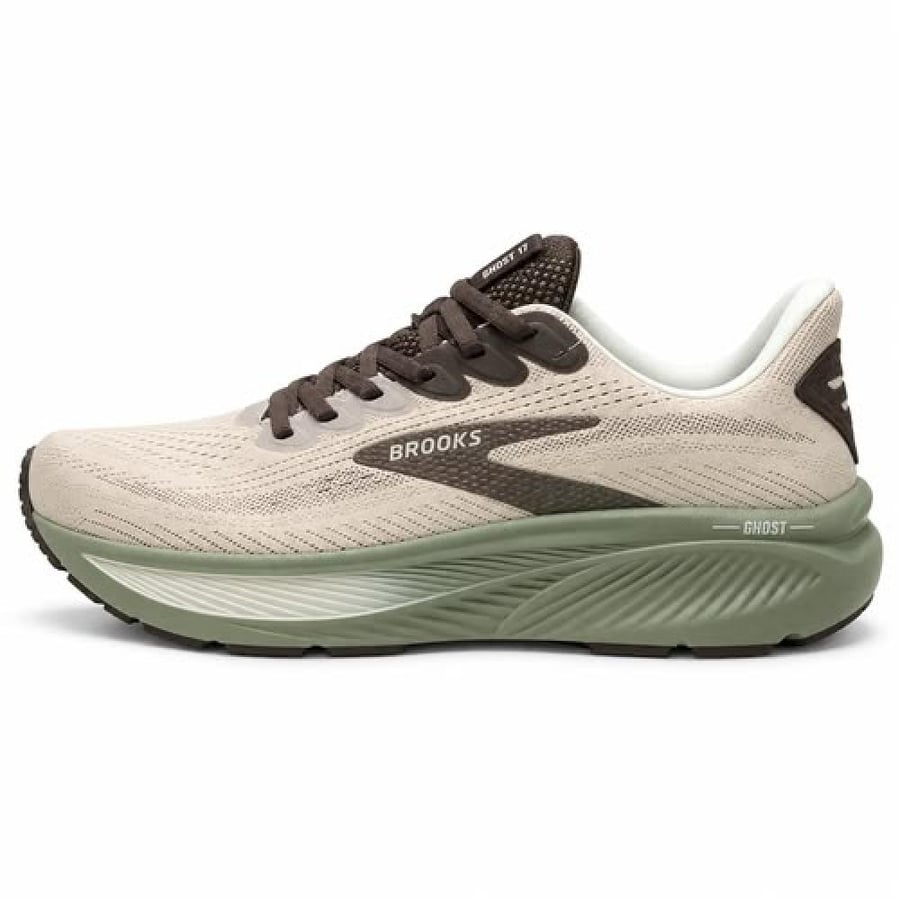حذاء | Brooks Ghost 17 Beige / Olive Green