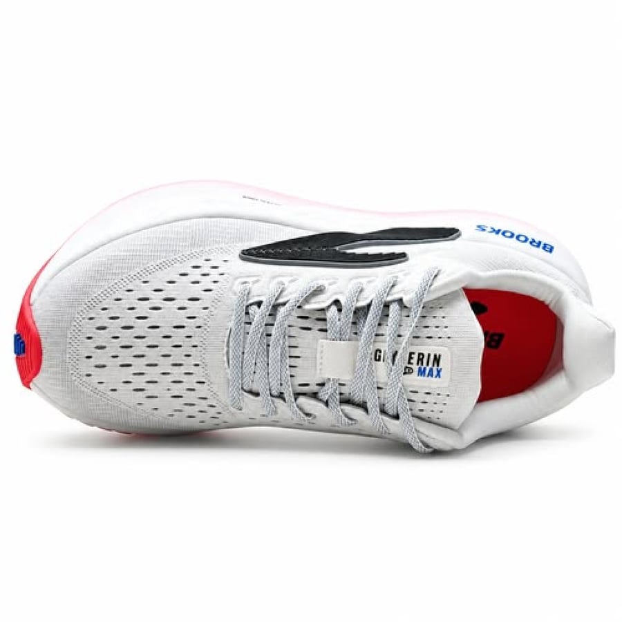 حذاء | Brooks Glycerin Max White / Black / Red
