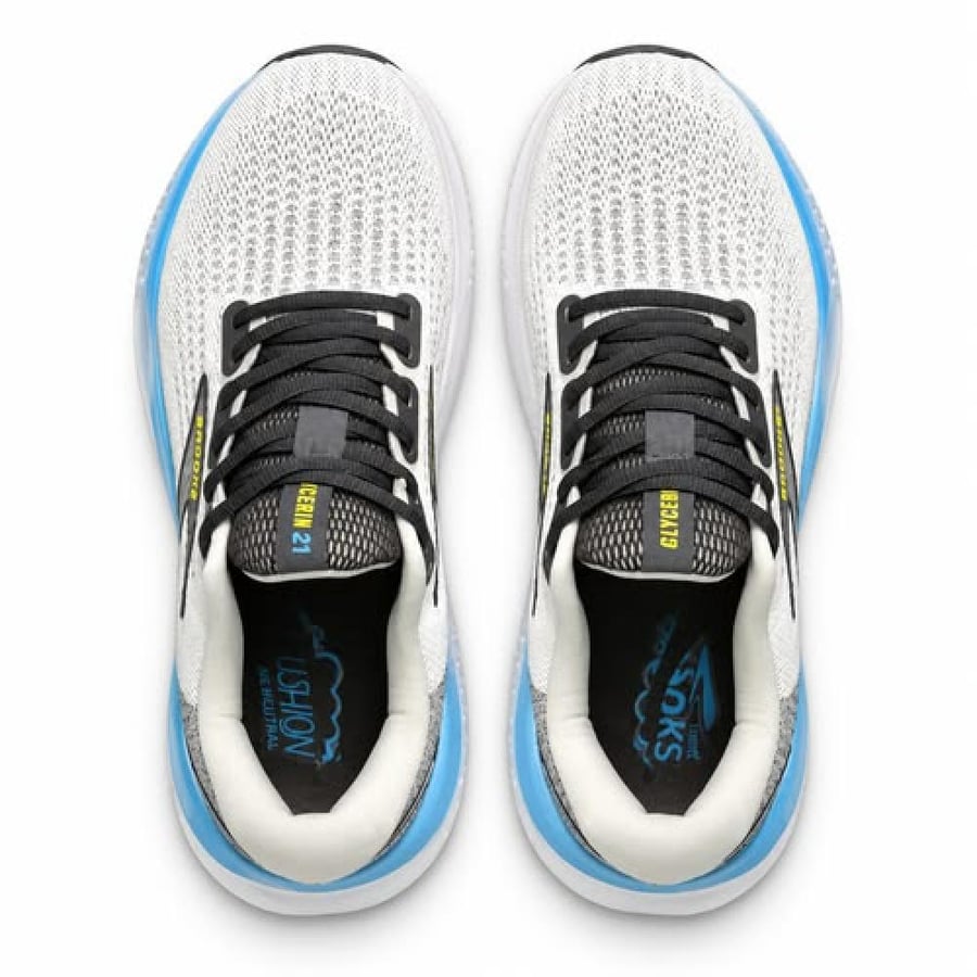 حذاء | Brooks Glycerin 21 White / Grey