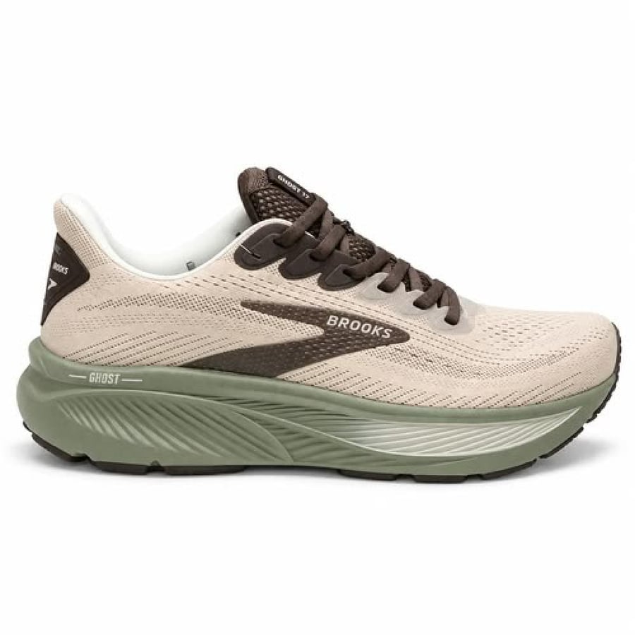 حذاء | Brooks Ghost 17 Beige / Olive Green