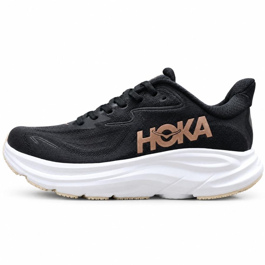 حذاء | HOKA Clifton 10 Black / Rose Gold