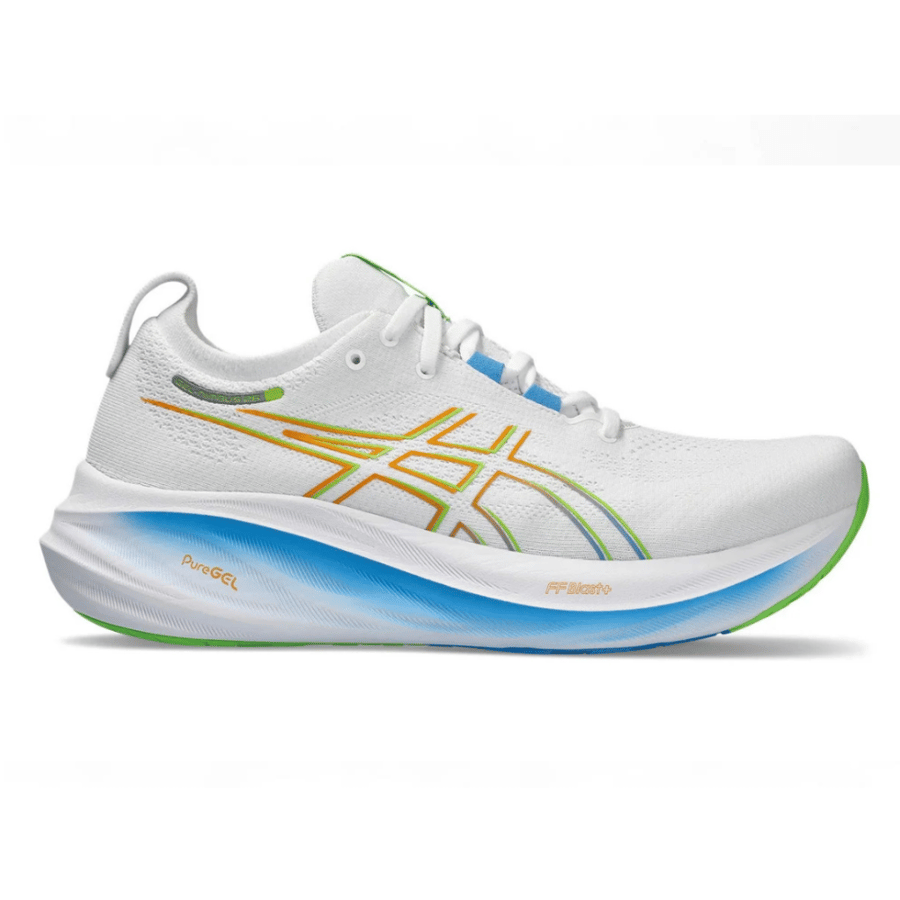 حذاء | ASICS GEL-NIMBUS 26 White Sky Blue Lime
