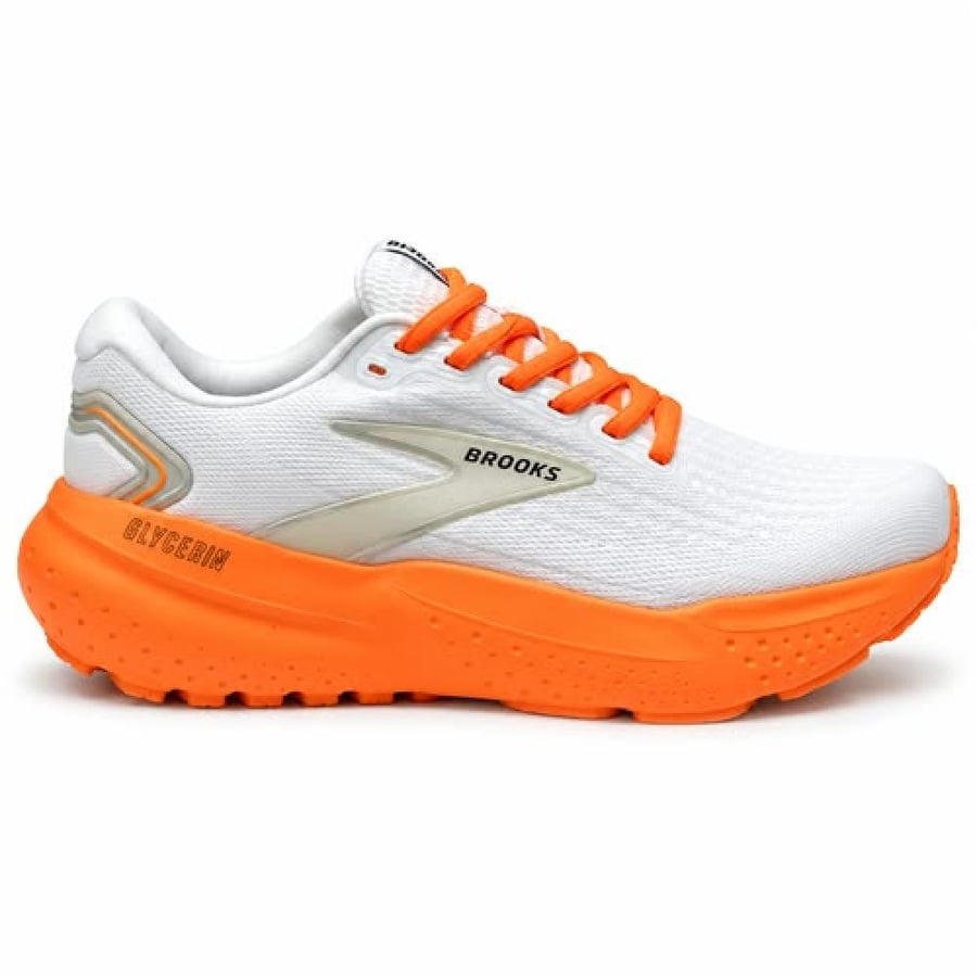 حذاء | Brooks Glycerin 21 White / Orange