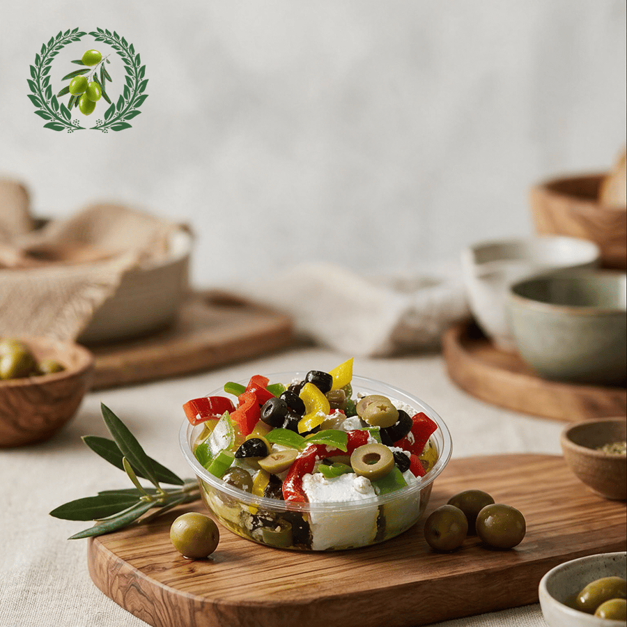 سلطة جبنة خضار 250 غم