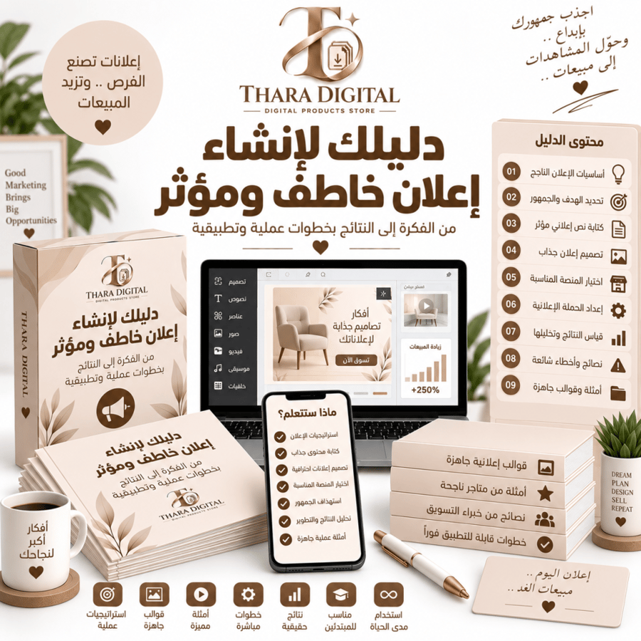 دليلك لإنشاء اعلان خاطف و مؤثر