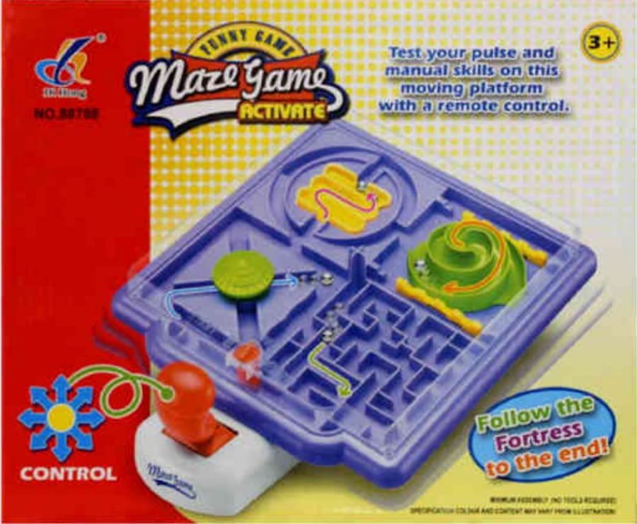 Balance maze game - family game