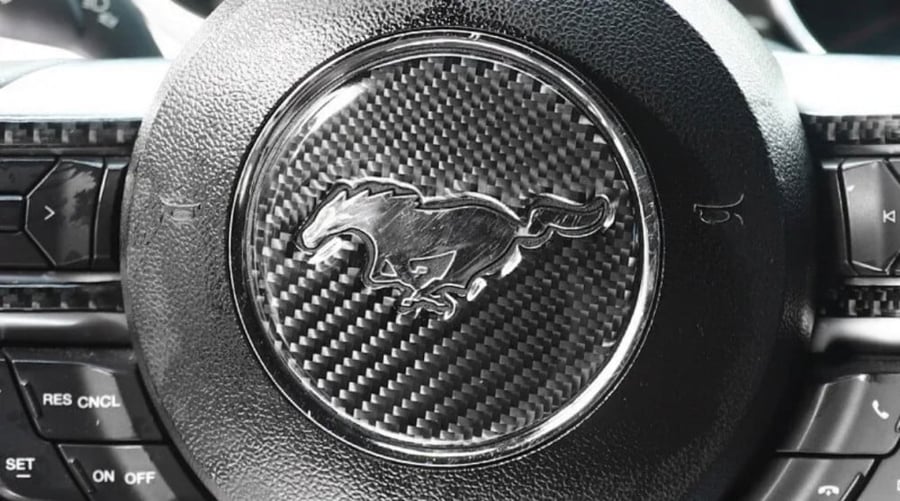 Drexen Ford Mustang logo 2015-2022 carbon fiber