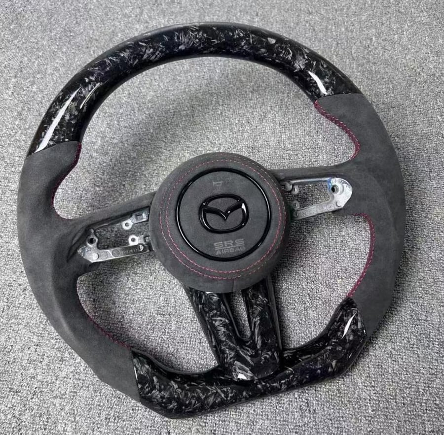 Mazda 3 carbon fiber steering wheel