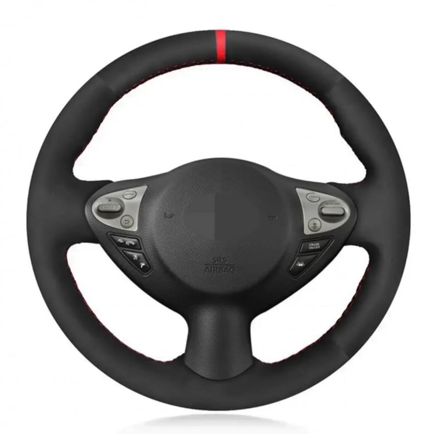 Upholstery of the Nissan Maxima 2010-2015 steering wheel