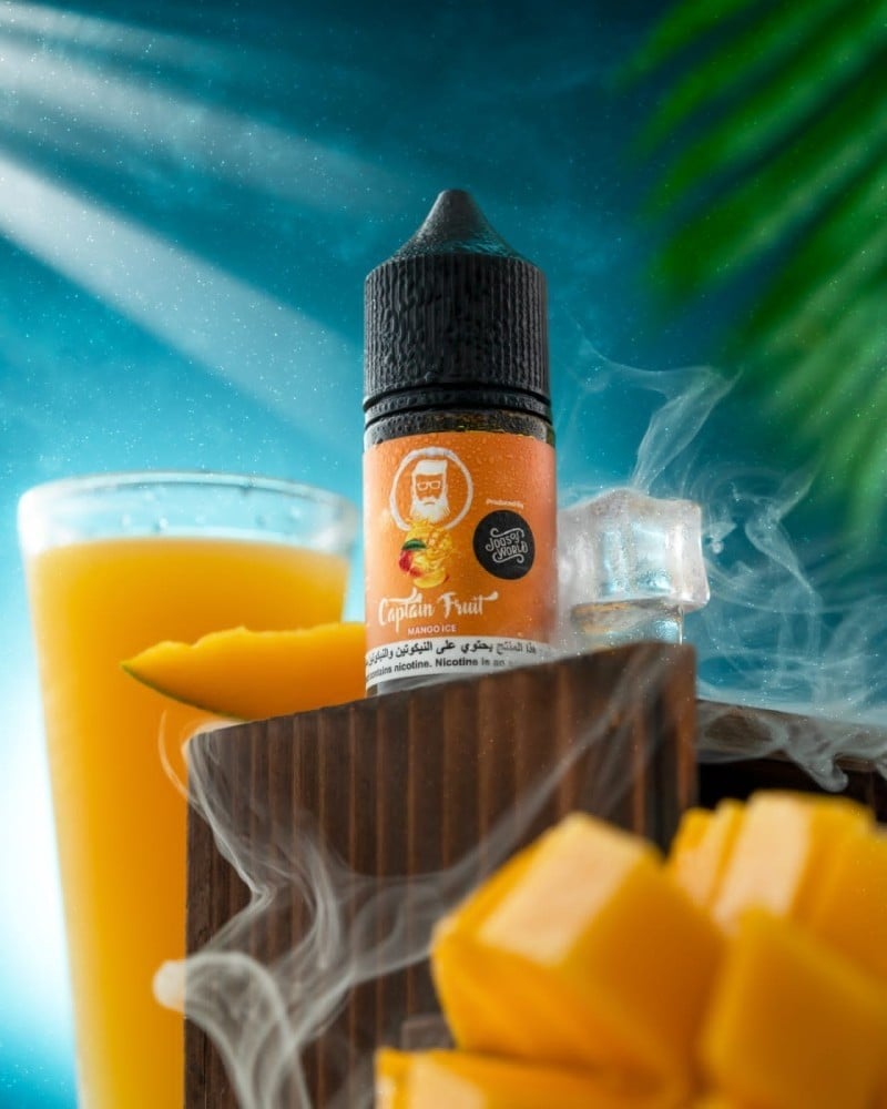 نكهة سولت كابتن فروت مانجو ايس Joosy World Mango iCe