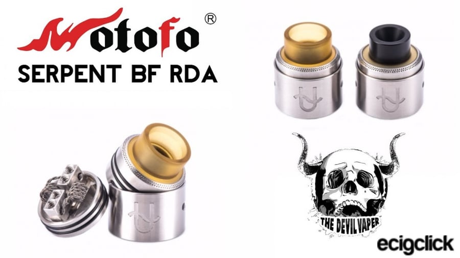 Original Wotofo SERPENT BF RDA - Stainless Steel
