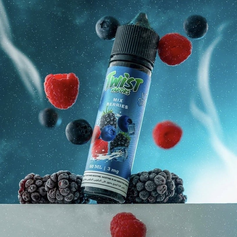 نكهة تويست عنب كوكتيل ايس TWIST VAPORS GRAPE COCKTAIL ICE