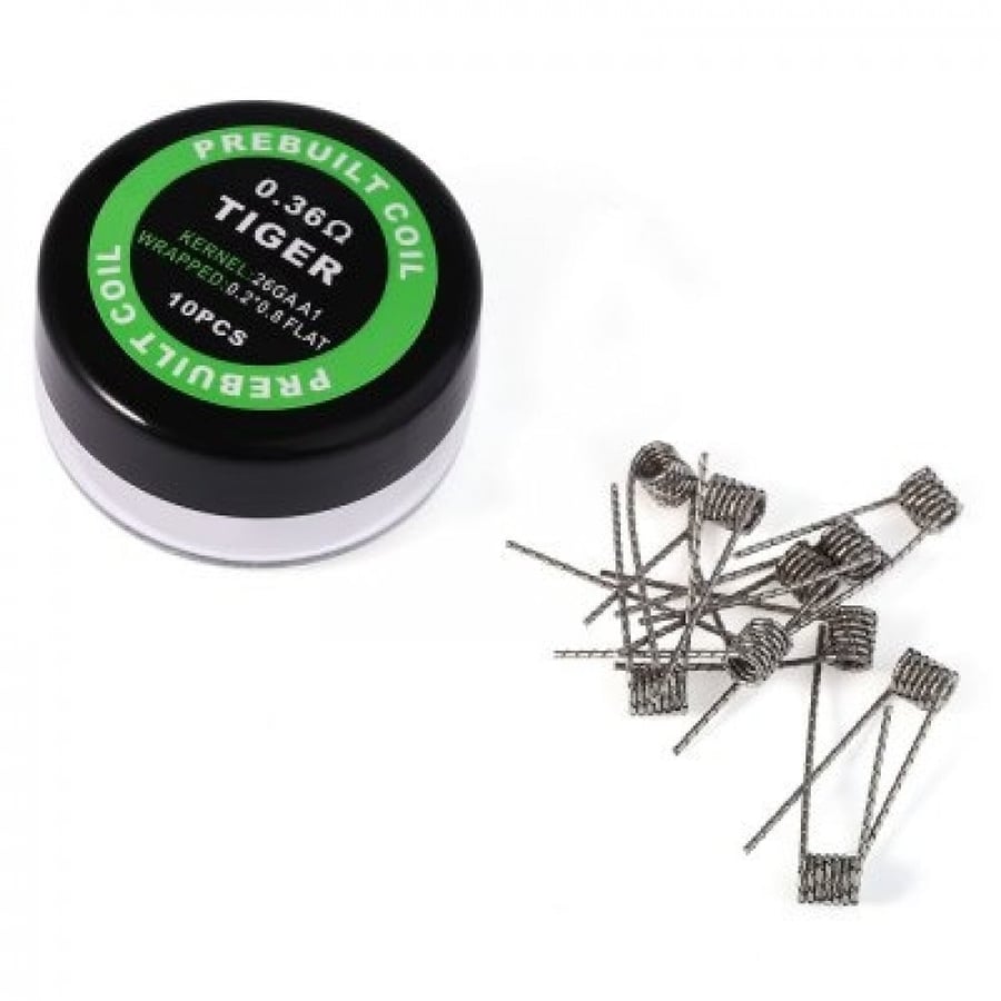Tiger Coils 0.36ohm Pre-Madeحبة سلك كويل