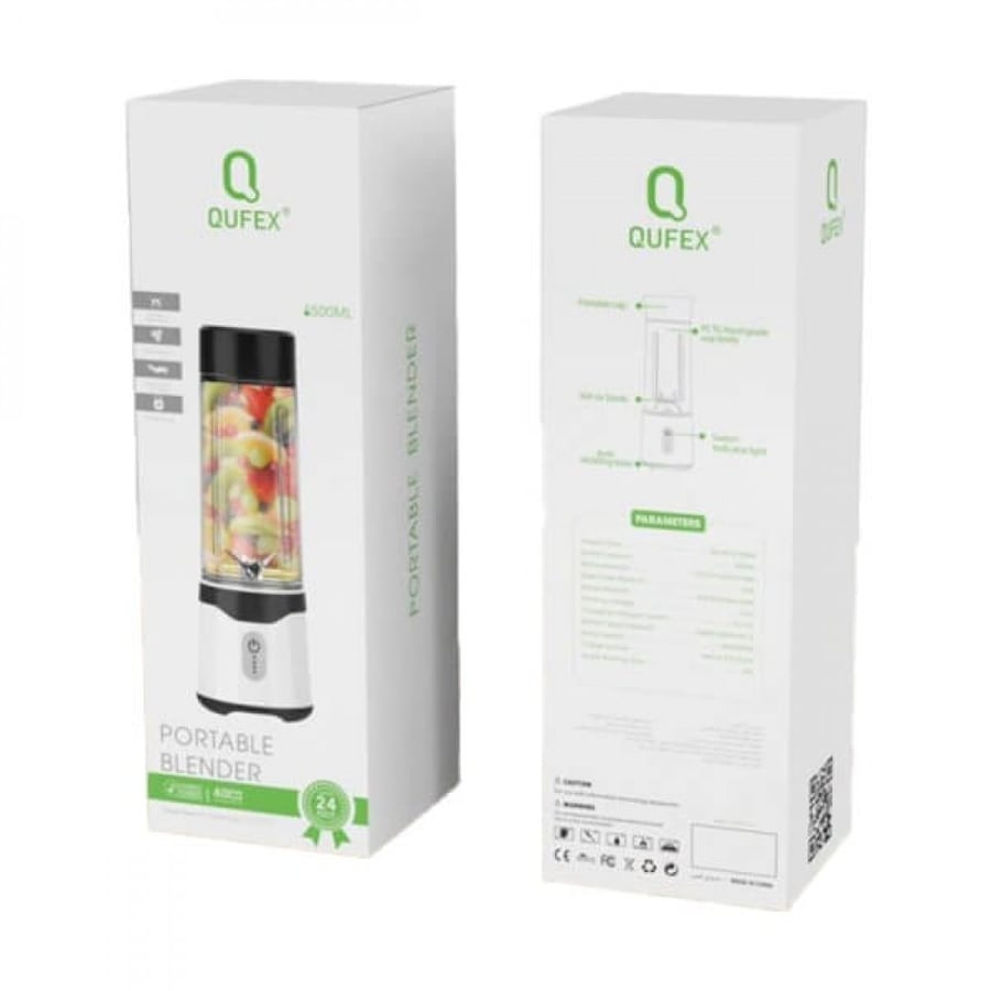 خلاط المشروب الذكي مع قاعدة لشحن جهازك من Qufex