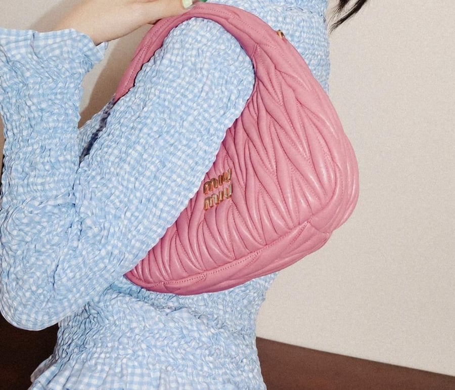 Miu Miu Wander Matelassé size 20cm