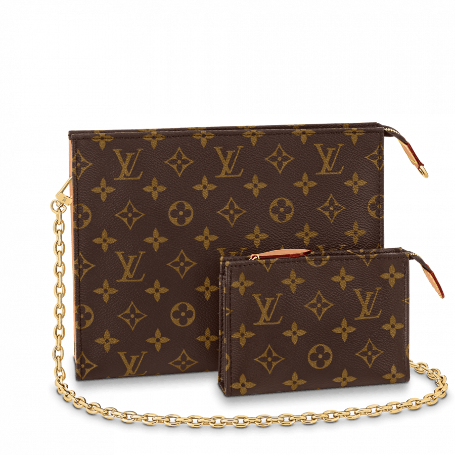 لوي فيتون TOILETRY POUCH ON CHAINمقاس25cm
