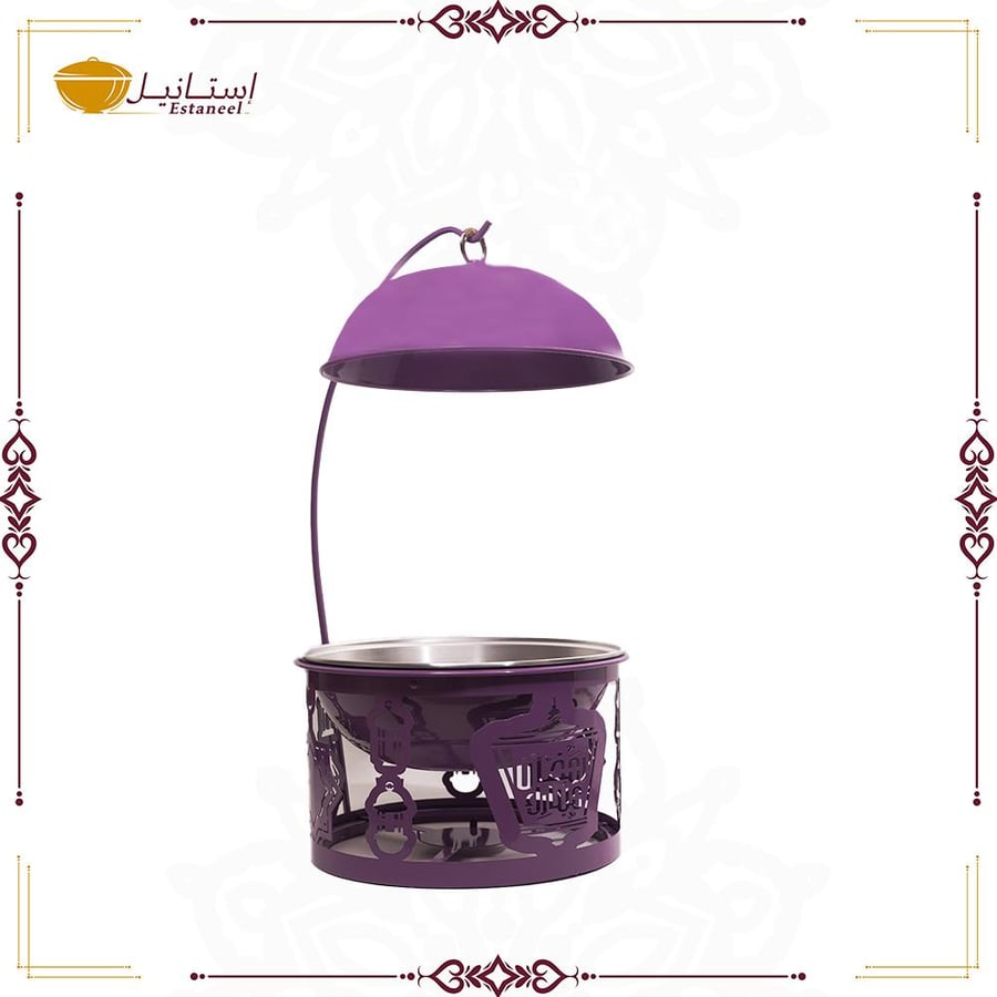 VIP colorful hospitality heater with special design and cover 4 liters (purple color)