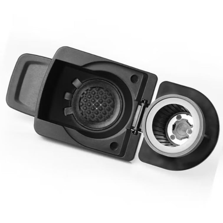 The coffee capsule adapter is compatible with Nespresso Dolce Gusto
