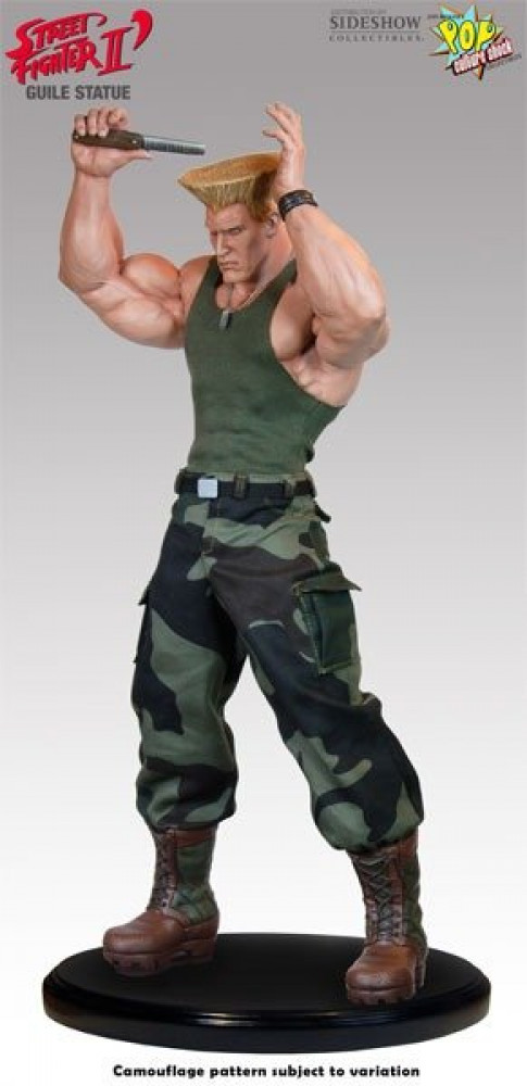 Guile Mixed Media Statue by PCS Collectibles