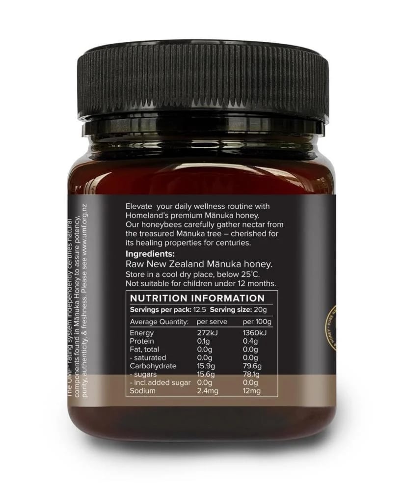 عسل مانوكا نيوزلندي Honey Bros Premium Manuka Honey UMF+25, MGO 1200+, 250 gm