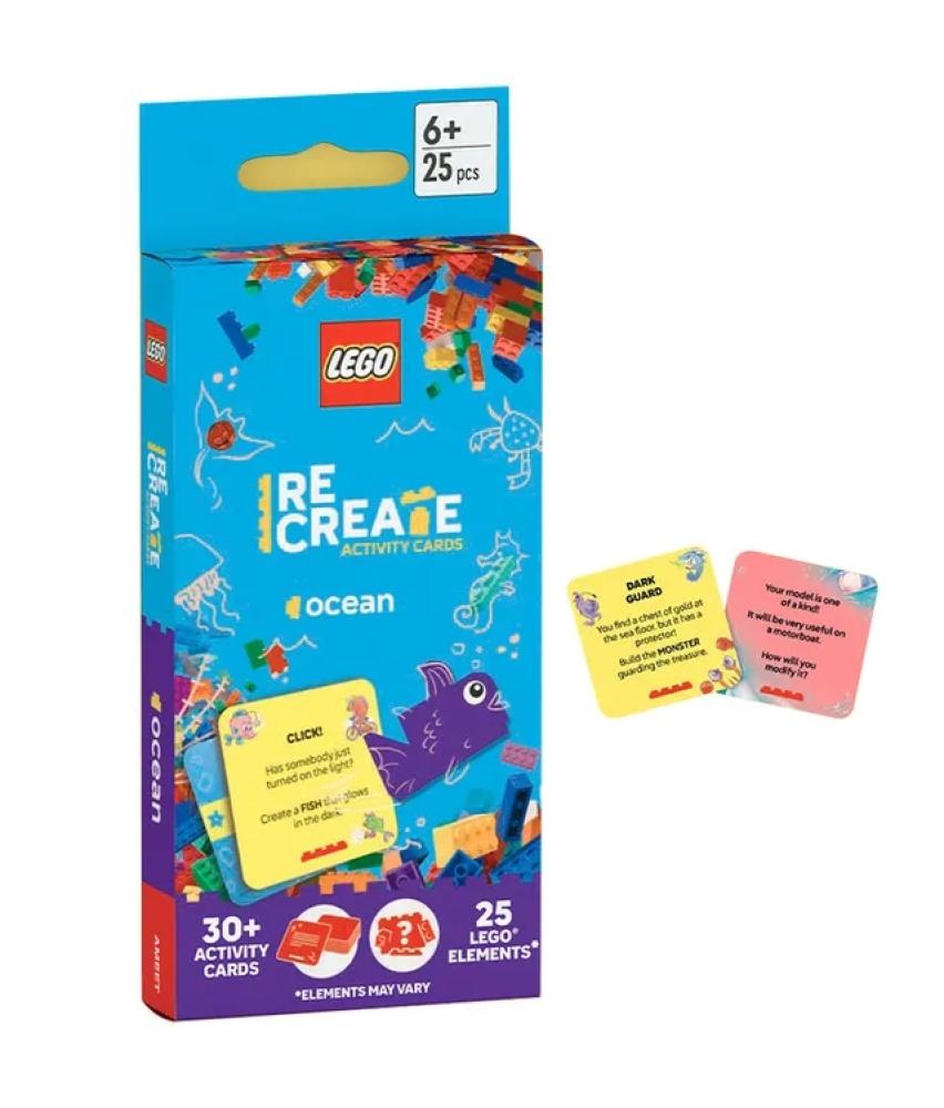 LEGO ليغو - بطاقات أنشطة "إعادة الابتكار"  (عالم المحيطات)