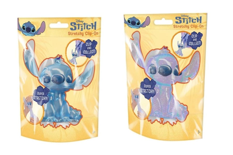 لعبة الاطفال مشبك ستتش مطاطي قابل للتمدد Eolo Toys Stitch Stry Clipon
