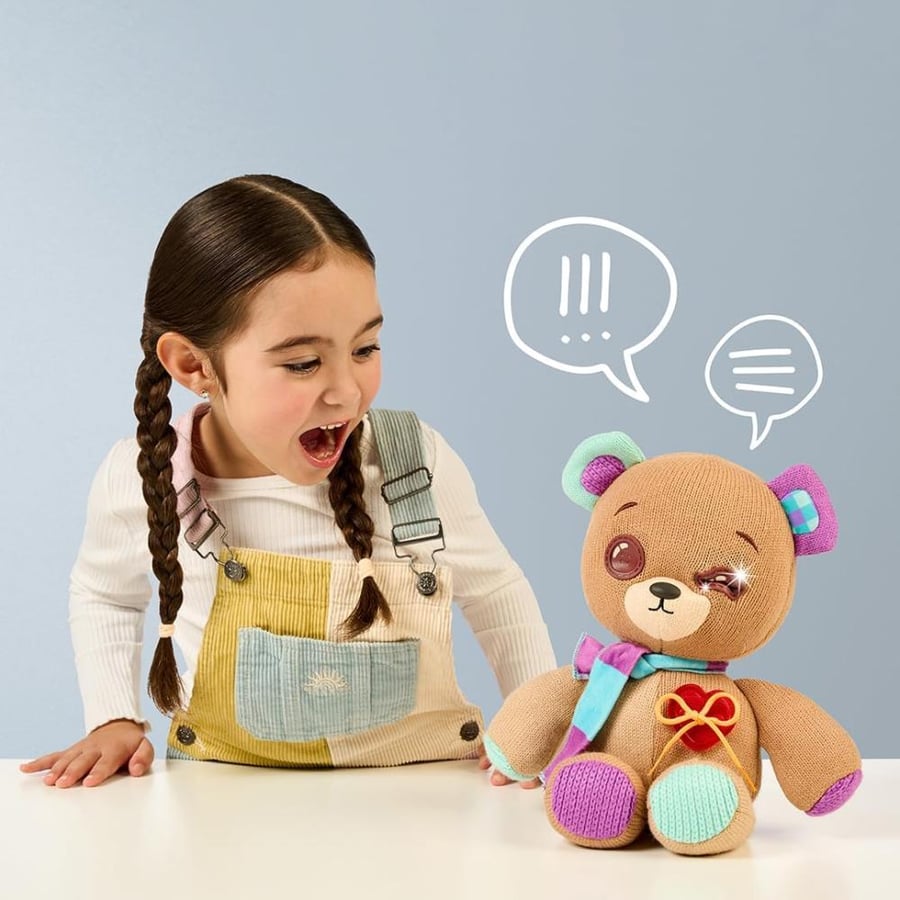 دب "ثريدي بير" (Thready Bear) - دمية دب مخملية (35 سم)