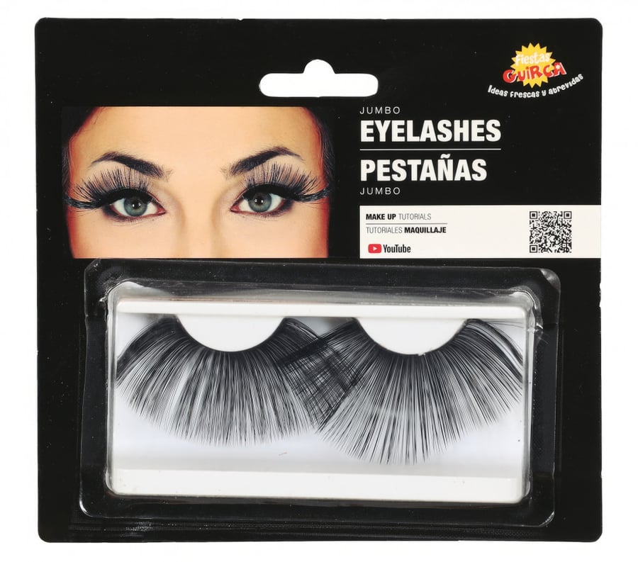 BLACK JUMBO EYELASHES (15070)