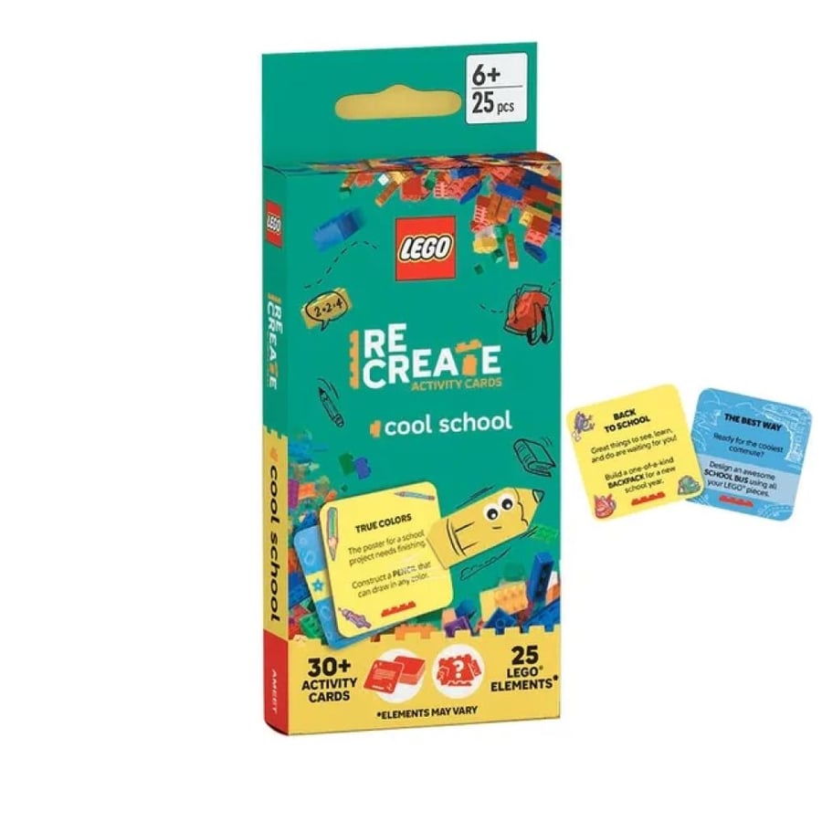 LEGO ليغو - بطاقات أنشطة "إعادة الابتكار" (المدرسة الممتعة)