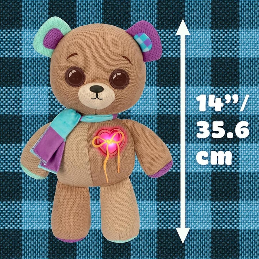 دب "ثريدي بير" (Thready Bear) - دمية دب مخملية (35 سم)