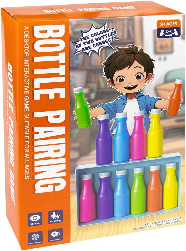 لعبة مطابقة ألوان الزجاجات (Bottle Pairing)