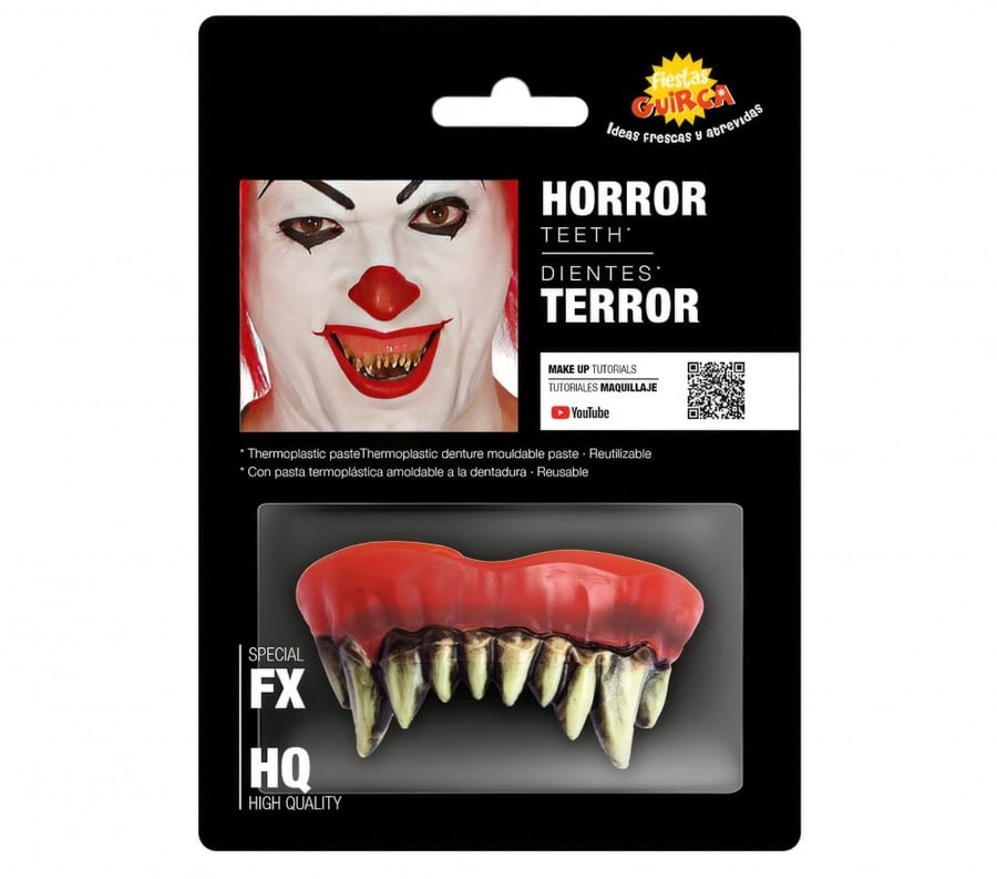 MONSTER TEETH WITH THERMOPLASTIC PASTE (2177)